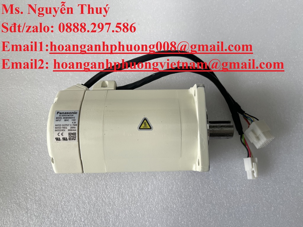 AC Servo Motor Panasonic MSMA082A1E - Động cơ giá tốt